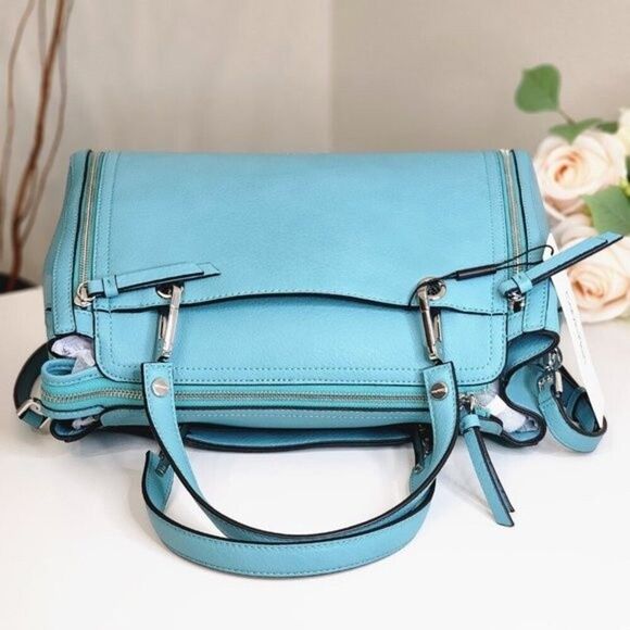 NEW! Women's Calvin Klein Reyna Satchel Crossbody Hand Bag - Picture 8 of 15